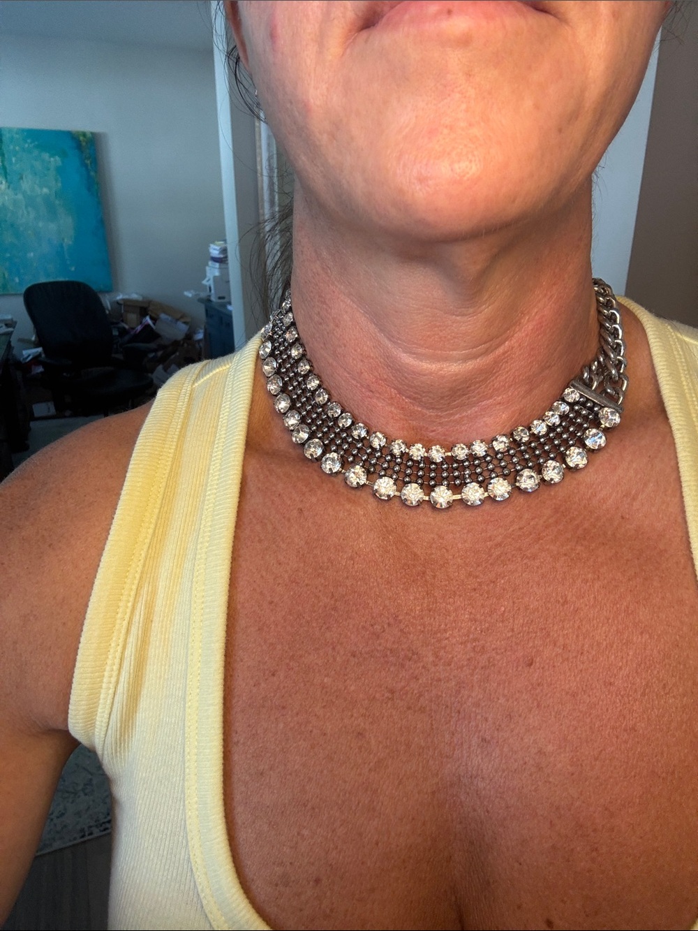 NIB DylanLex CZ collar necklace